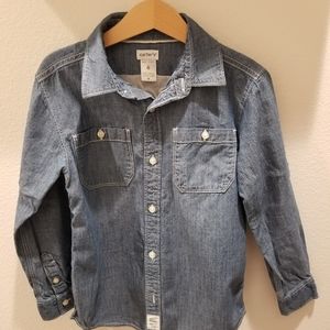 Carter's, size 6, chambray.